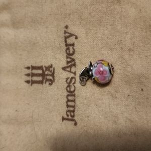 James avery retired butterfly glass bead charm